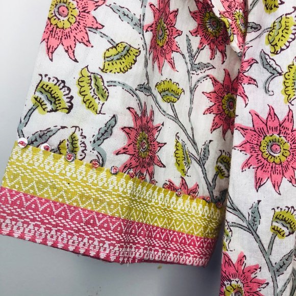 Cottagecore Handcrafted Woven Tunic - Picture 6 of 9